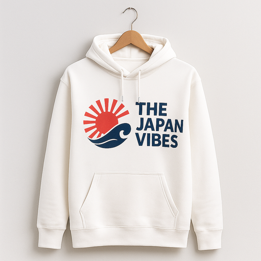 Sudadera Unisex Blanca con Capucha Oficial